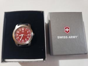 Victorinox Swiss Army Men's Red Dial Watch