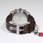 Victorinox Swiss Army Men's Black Leather Watch