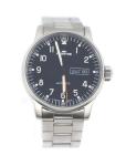 Fortis Day Date Stainless Steel Pilot Watch