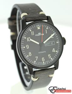 Fortis Flieger Automatic Men's Black Watch