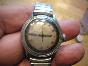 Fortis Waterproof Clamshell Wristwatch with Flex Band