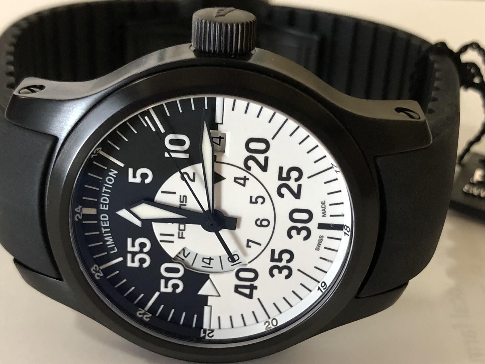 Fortis B-42 Flieger GMT Black Cockpit Watch