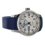 Fortis F-43 Big Day/Date Watch with Blue Strap