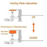 Desk Mount for Flight Sim Joystick – Metal Holder