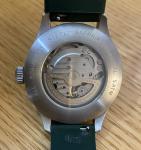 Laco Palermo 39 Black Orange Dial Watch