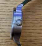 Laco Palermo 39 Black Orange Dial Watch