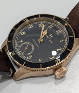 Hamilton Khaki Aviation Pilot Pioneer Bronze Watch