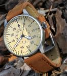 MILTEC Vintage Pilot Watch with Leather Band