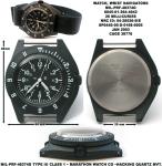US Military Pilot Navigator Watch with Sapphire Crystal