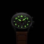 AVI-8 Hawker Hurricane Carey Black Leather Watch