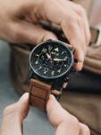 AVI-8 Hawker Hurricane Carey Black Leather Watch
