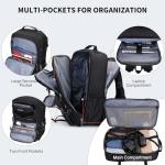 WITZMAN 45L Convertible Travel Backpack for Men