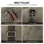 Wildroad 50L Waterproof Waxed Canvas Duffle Bag