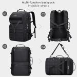 WITZMAN 45L Convertible Travel Backpack for Men