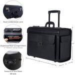 Alpine Swiss 17" Rolling Laptop Briefcase