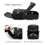 WITZMAN Convertible Travel Backpack and Duffle Bag