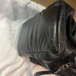 Sporty’s Pilot Shop Black Leather Flight Bag