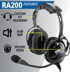 RA200 Headset for Student Pilots and Schools