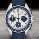 Bulova Lunar Pilot White Dial Stainless Steel Watch