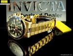Invicta Men's 45mm Stainless Steel Black Dial Watch