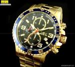 Invicta Men's 45mm Stainless Steel Black Dial Watch