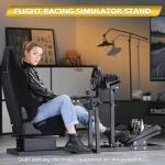 Adjustable Flight Simulator Cockpit for Thrustmaster & Logitech