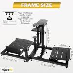 Adjustable Flight Simulator Cockpit for Thrustmaster & Logitech