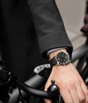 Stuhrling Men's Leather Aviation Watch with Date