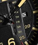 Stuhrling Men's Leather Aviation Watch with Date