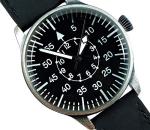 Mil-Tec Retro Pilot Mechanical Watch - Black
