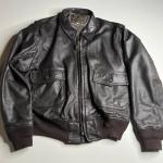 Sporty's A-2 Goatskin Leather Flight Jacket - Brown