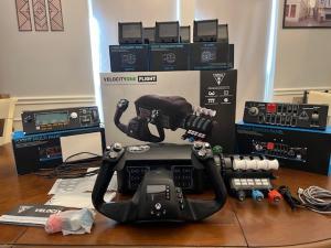 Logitech Flight Control Panels with Simulator Setup