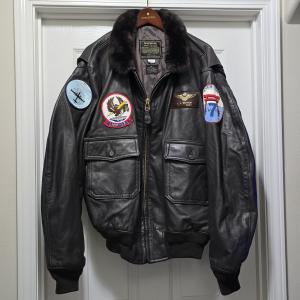 Men's Vintage Sporty's G-1 Leather Flight Jacket