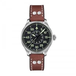 Laco Aachen Men's Brown Leather Pilot Watch