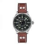 Laco Aachen Men's Brown Leather Pilot Watch