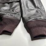 Sporty's A-2 Goatskin Leather Flight Jacket - Brown
