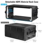 Diandian 4U Watertight Rackmount Flight Case
