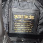 Men's Brown Goatskin Leather Bomber Flight Jacket