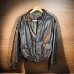Sporty Vintage Type A-2 Goatskin Bomber Jacket