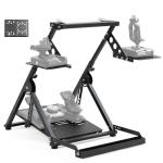 Foldable Flight Sim Cockpit for Logitech & Thrustmaster