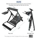 Foldable Flight Sim Cockpit for Logitech & Thrustmaster