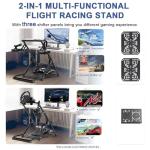 Foldable Flight Sim Cockpit for Logitech & Thrustmaster