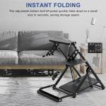 Foldable Flight Sim Cockpit for Logitech & Thrustmaster