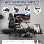 Foldable Flight Sim Cockpit for Logitech & Thrustmaster