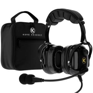 KA-1 Aviation Headset for Pilots - Noise Cancelling