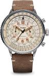 Men's Chronograph Watch - Stainless Steel & Leather