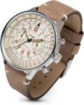 Men's Chronograph Watch - Stainless Steel & Leather