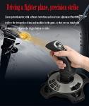 PC Flight Simulator Joystick with Vibration Controls