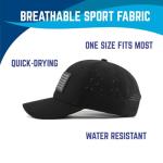 American Flag Baseball Cap with PVC Patch