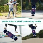 Galaxy-Themed Skateboard for All Ages